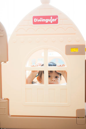 DWINGULER Castle Playpen- Caramel