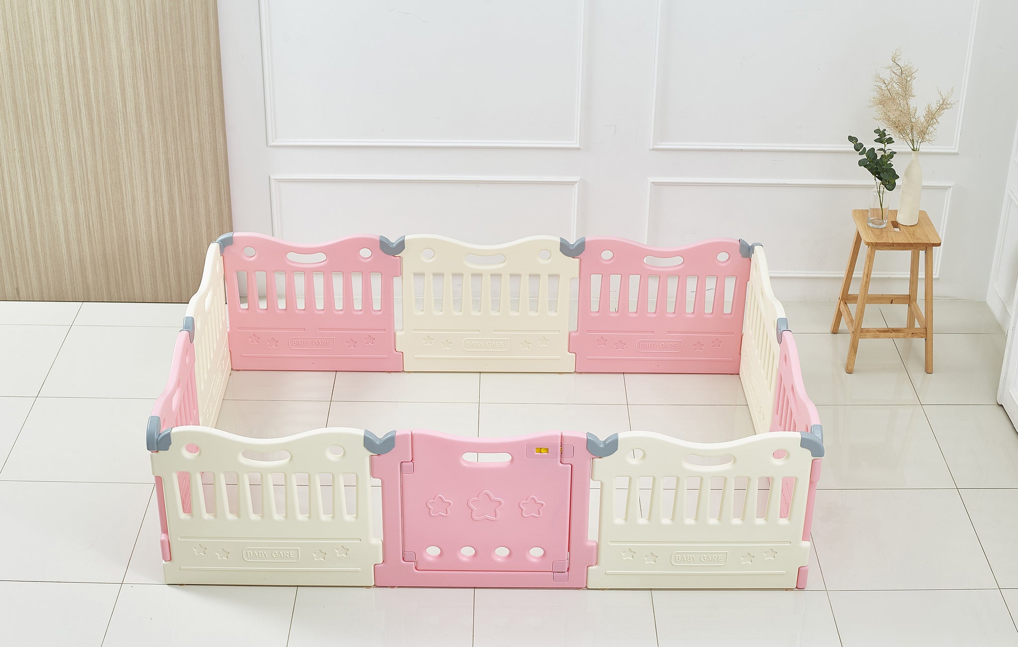 BABYCARE Playpen-Pink