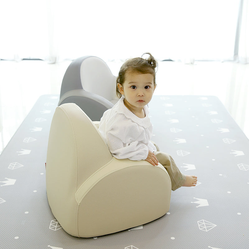 DWINGULER Kids Sofa-Sand Beige